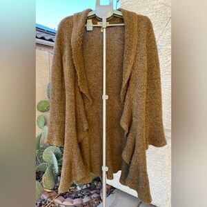 Susan Bristol Duster Length Brown Women's Cardigan